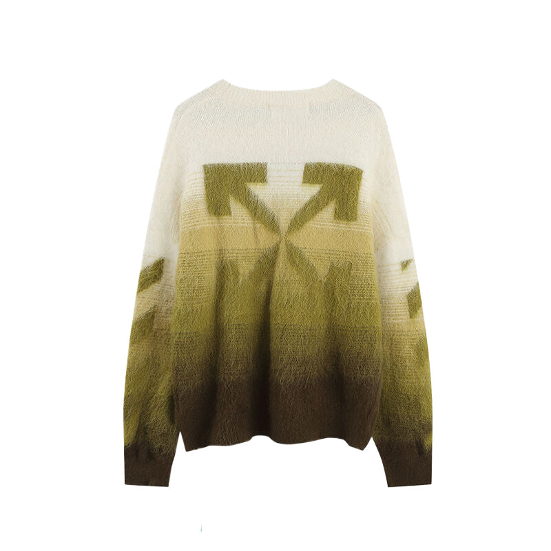 OFF-Whlte Intarsia Knit Sweater#3