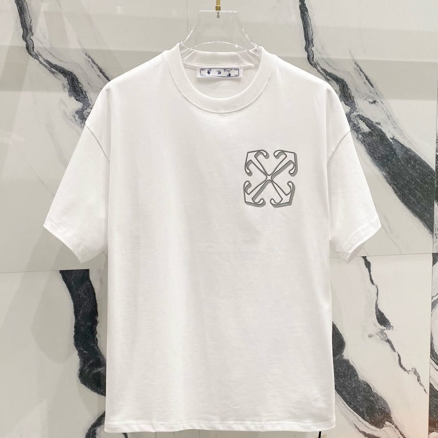 OFF-Whlte Arrow Logo Cotton T-shirt#27