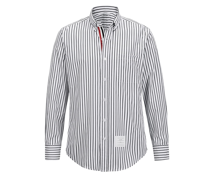 2025 striped business shirt