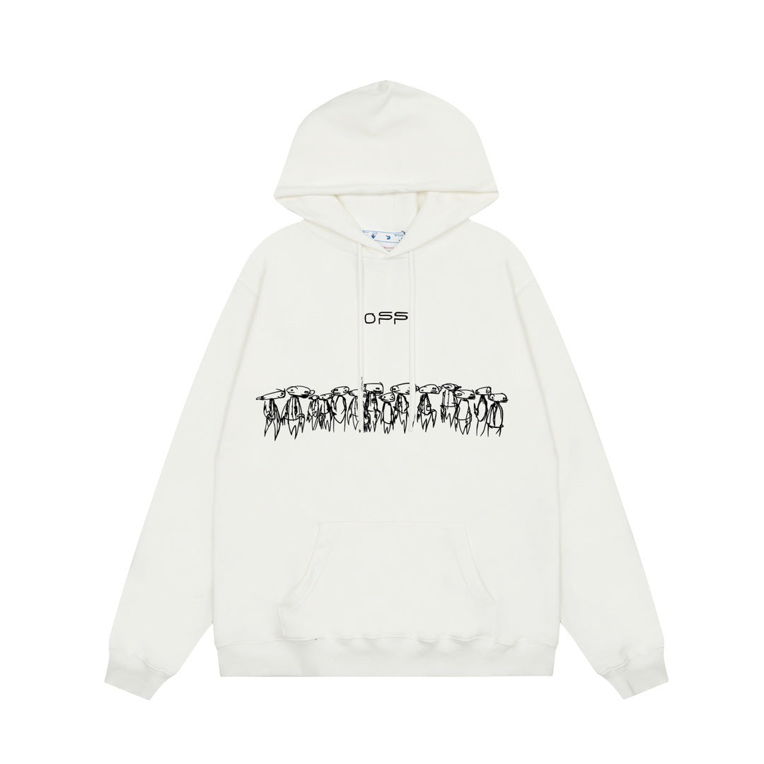 OFF-WHITEArrow Logo Oversized Sports Sweatshirt