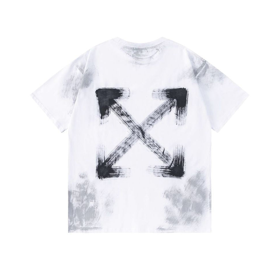 OFF-WHITE  Ink-splatter graffiti T-shirt