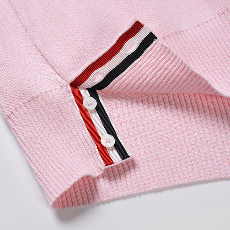 Cotton Crew Neck Sweater - Premium Button-Up Cardigan (4 Colors)