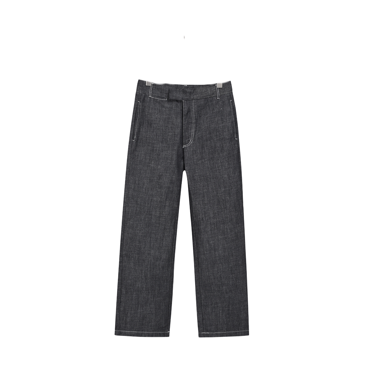 Thom BrowneMen's Straight Jeans - 100% Cotton with Adjustable Backstrap