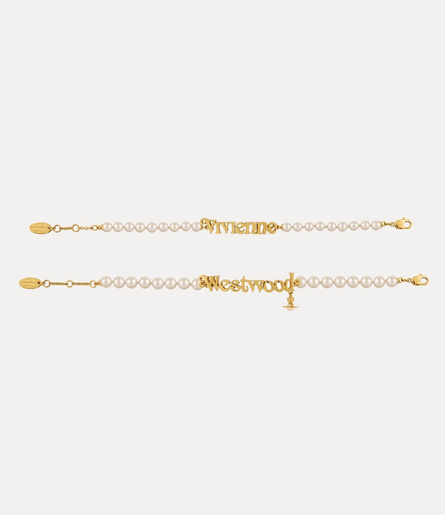 Vivienne Westwood Pearl Letter Bracelet