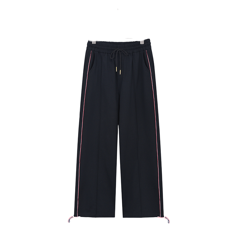 Thom BrowneMen's Cotton Straight-Leg Pants - 100% Cotton with Adjustable Backstrap