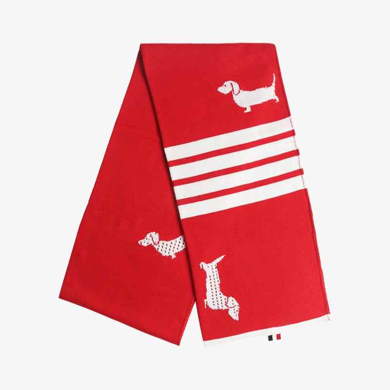 Thom BrownePremium 100% Cotton Scarf - Unisex Japanese Crafted Winter Accessory