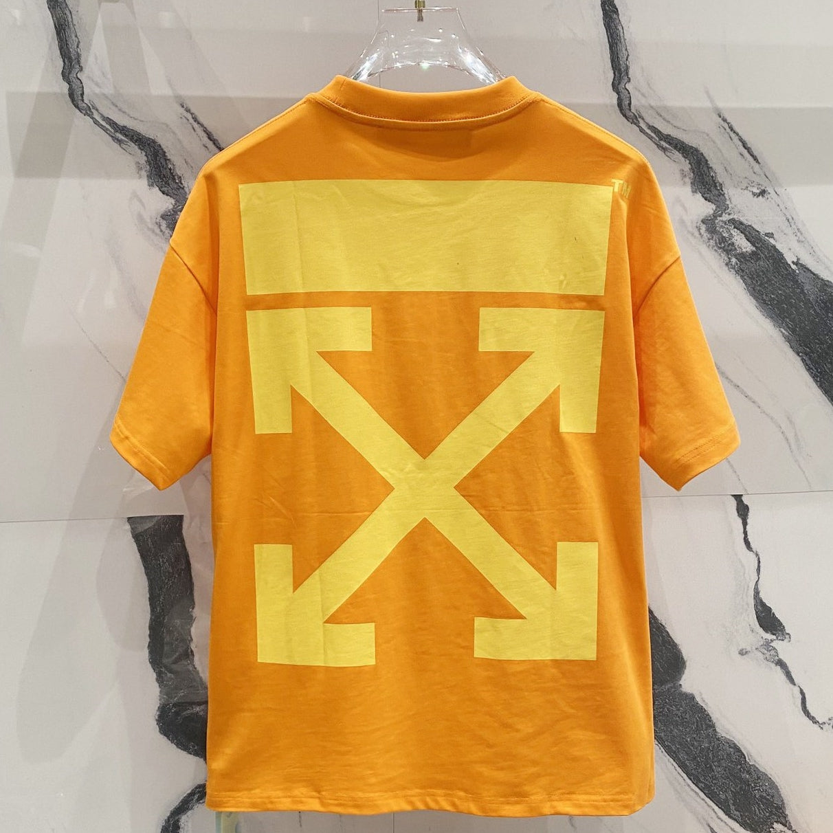 OFF-WHITEArrow Logo Cotton T-Shirt - Vibrant Color Collection
