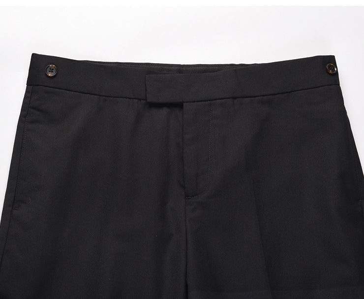 Thom BrowneMen's Suit Shorts - Signature Grosgrain Loop Tab