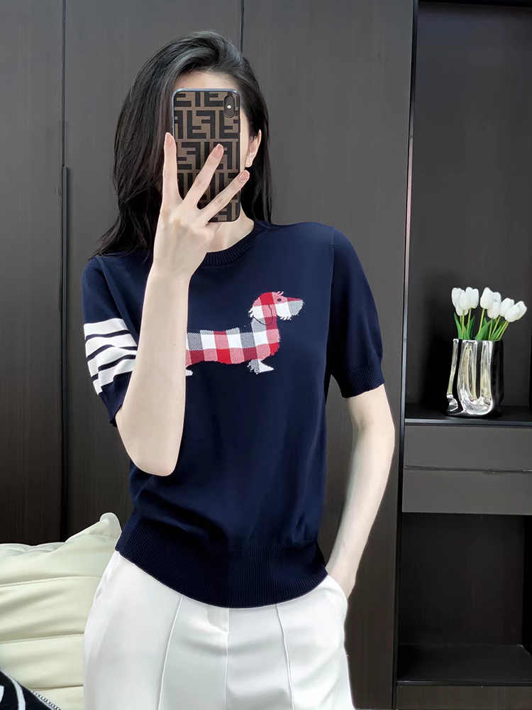 2025  puppy knitted T-shirt