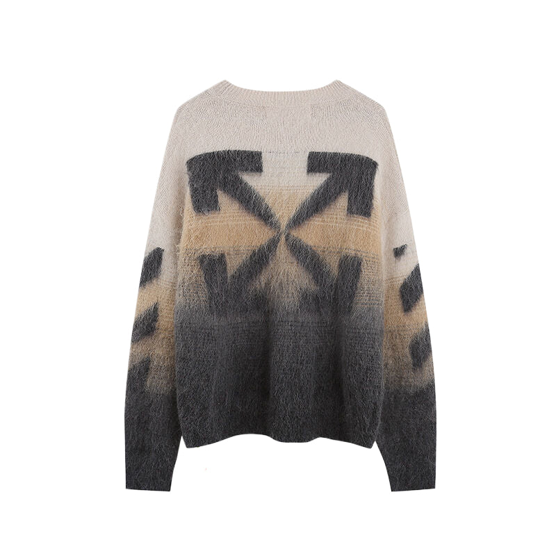 OFF-Whlte Intarsia Knit Sweater#3