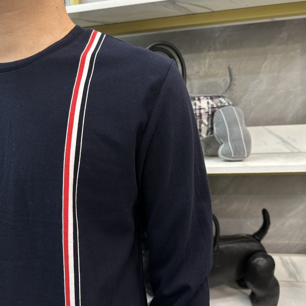 cotton long-sleeved T-shirt