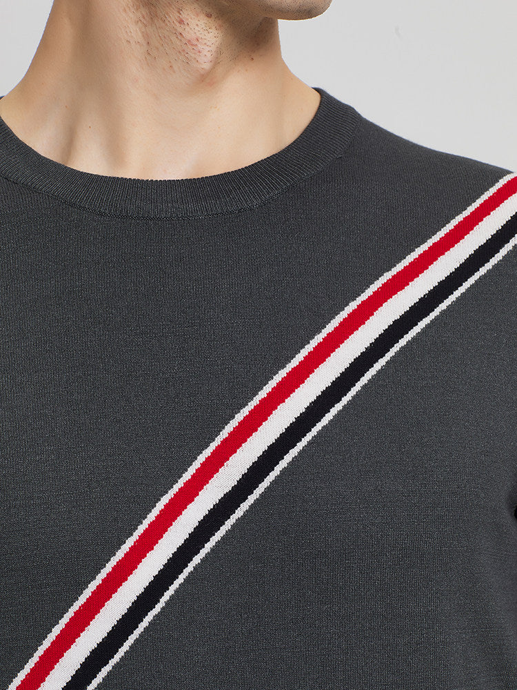 Striped Knit T-shirt