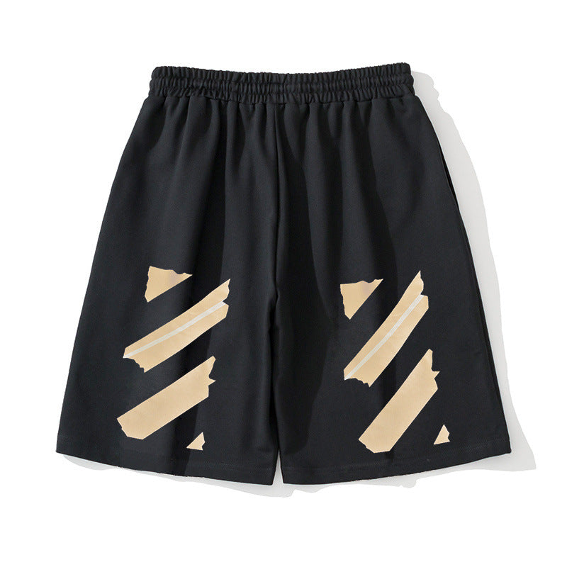 OFF-WHITE Foil-Print Arrow Shorts