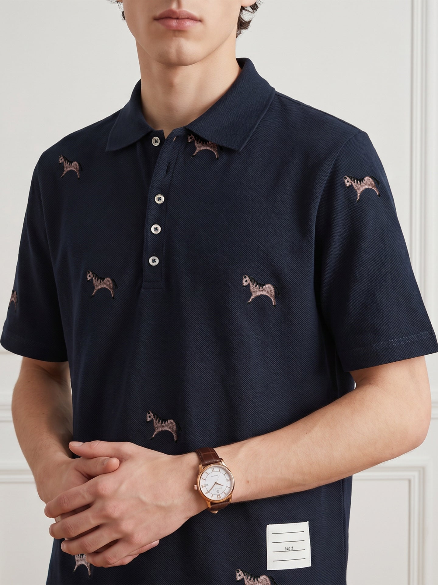 New Year of the Horse Embroidered Polo Shirt