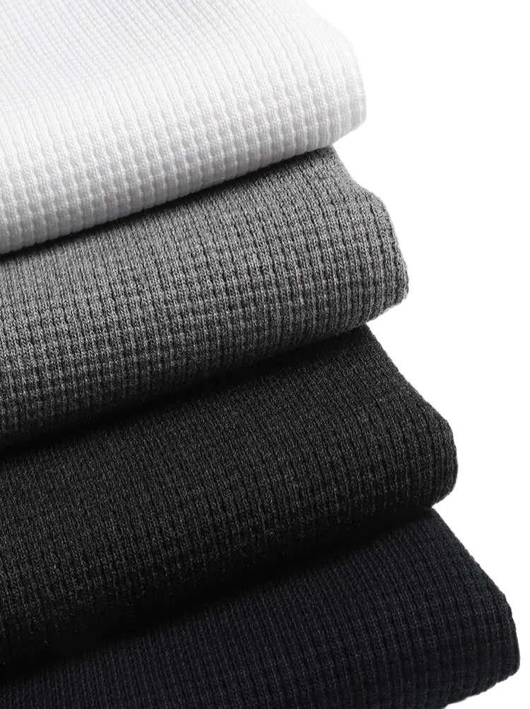 Thom BrowneMen's Waffle Knit Polo Shirt | 4-Bar Detail | Heritage Grosgrain