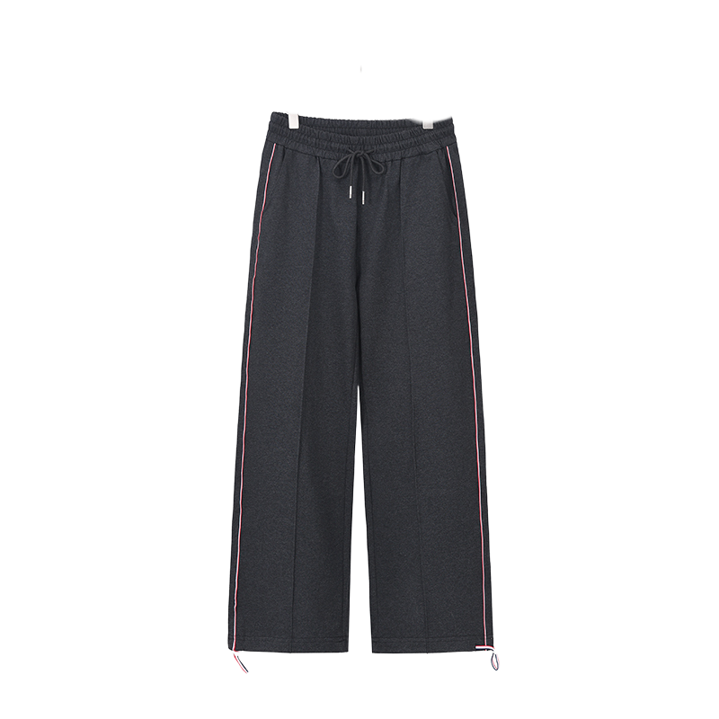 Thom BrowneMen's Cotton Straight-Leg Pants - 100% Cotton with Adjustable Backstrap