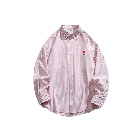 Ami Couple's striped shirts