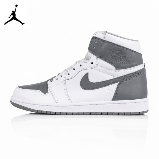 Air Jordan 1 High White/Grey Goat 555088-037
