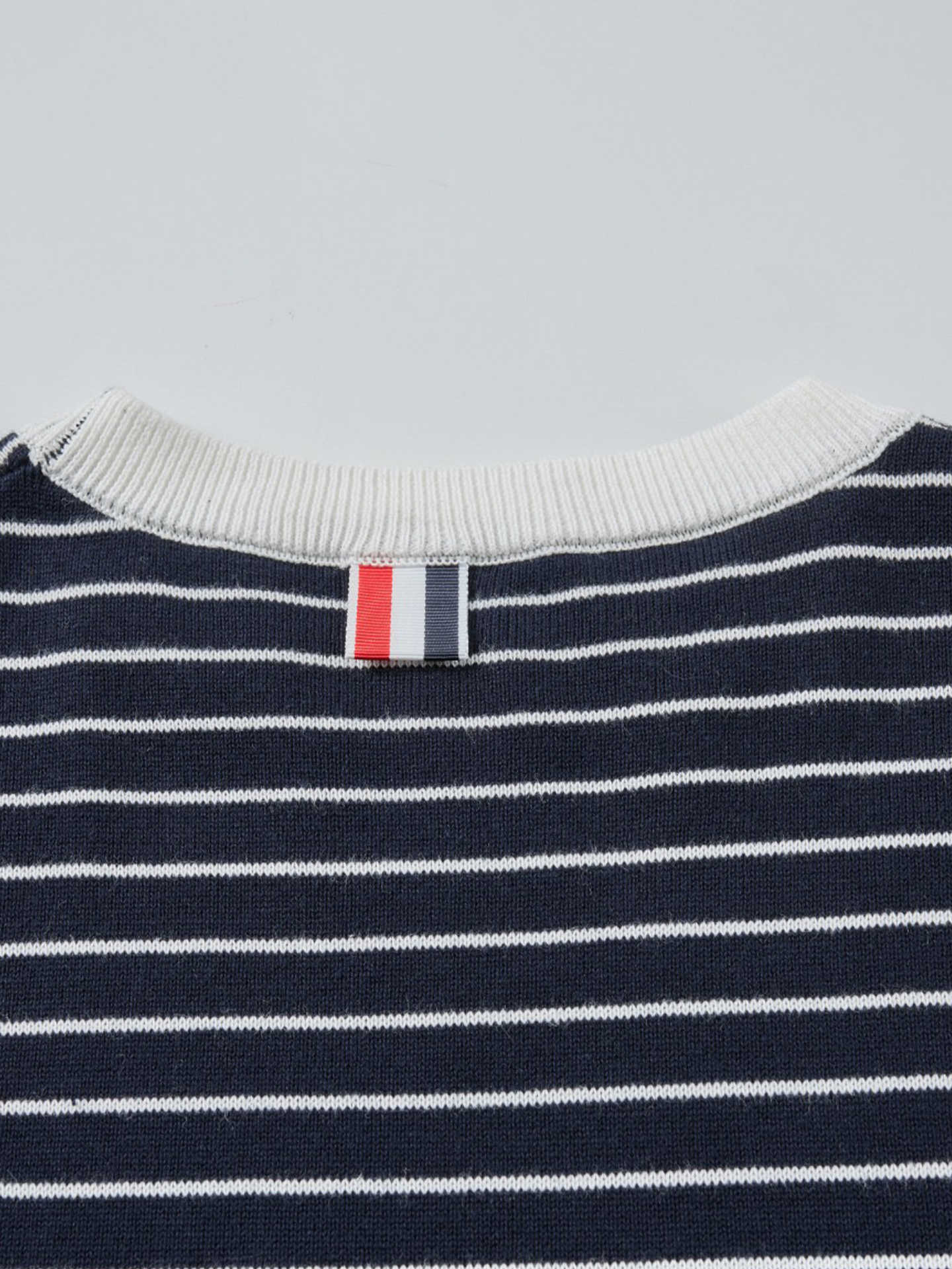Thom BrowneClassic V-Neck Knitted Cardigan Sweater