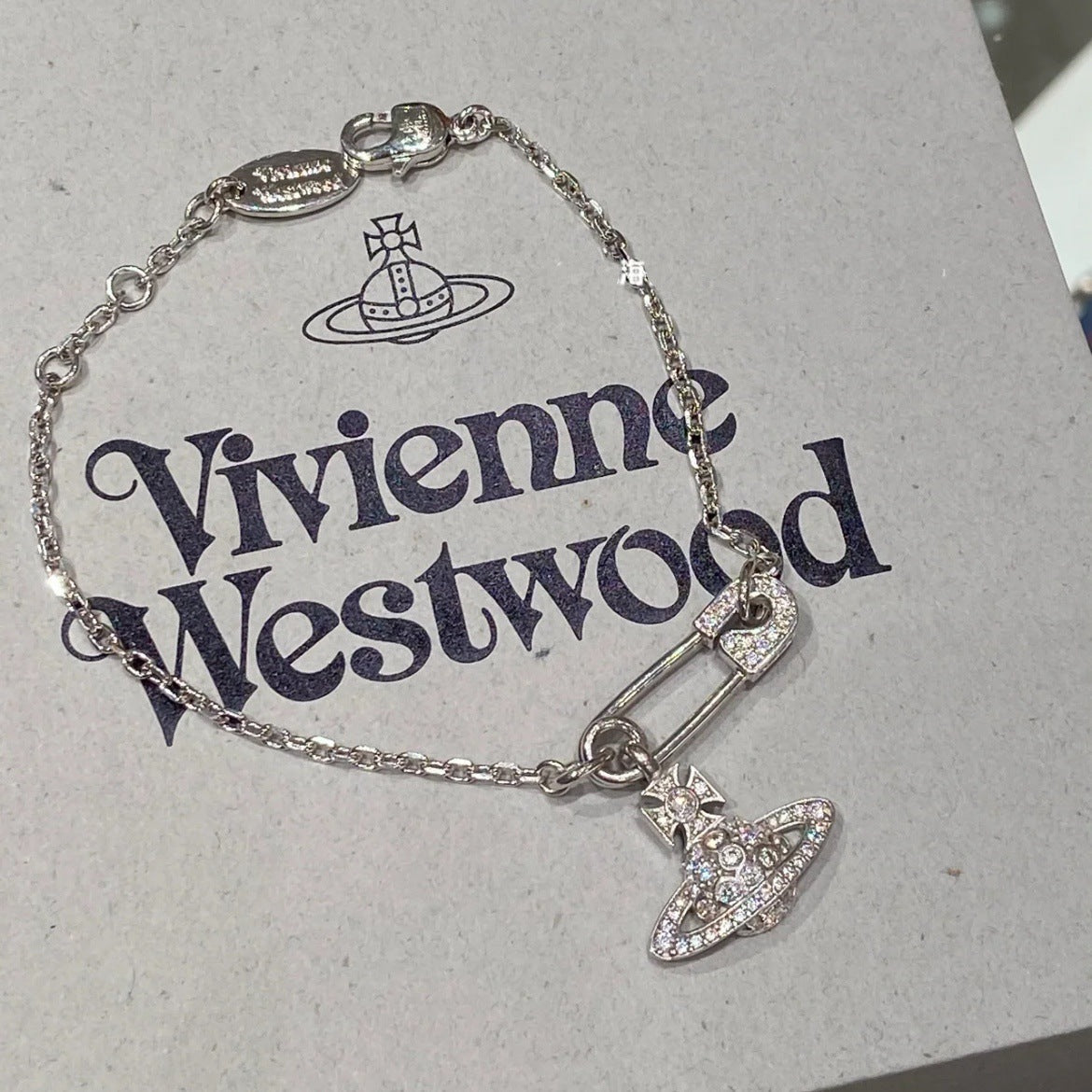 Vivienne Westwood Saturn Pin Bracelet