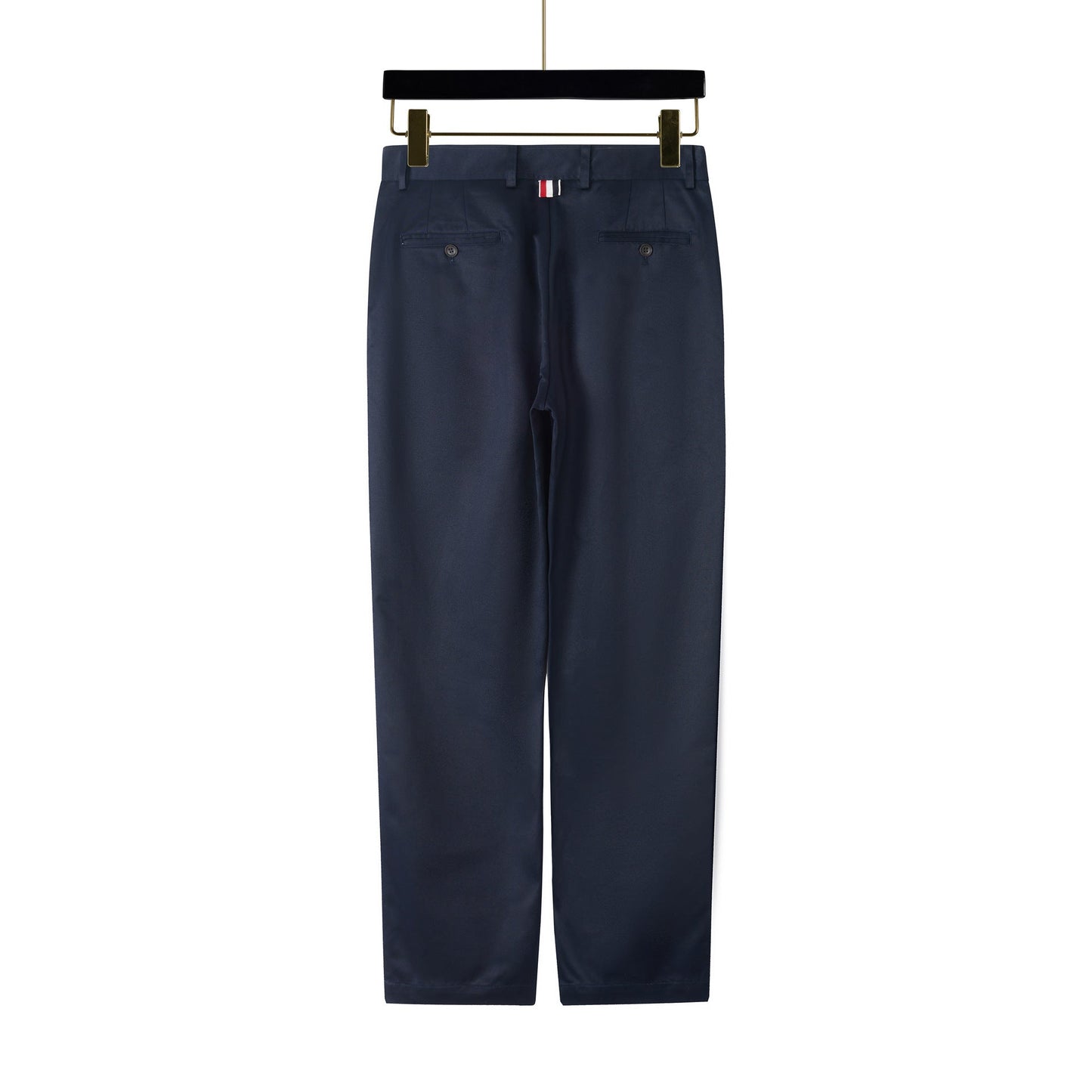 Thom BrowneMen's Business Casual Pants - 100% Wool with Adjustable Backstrap