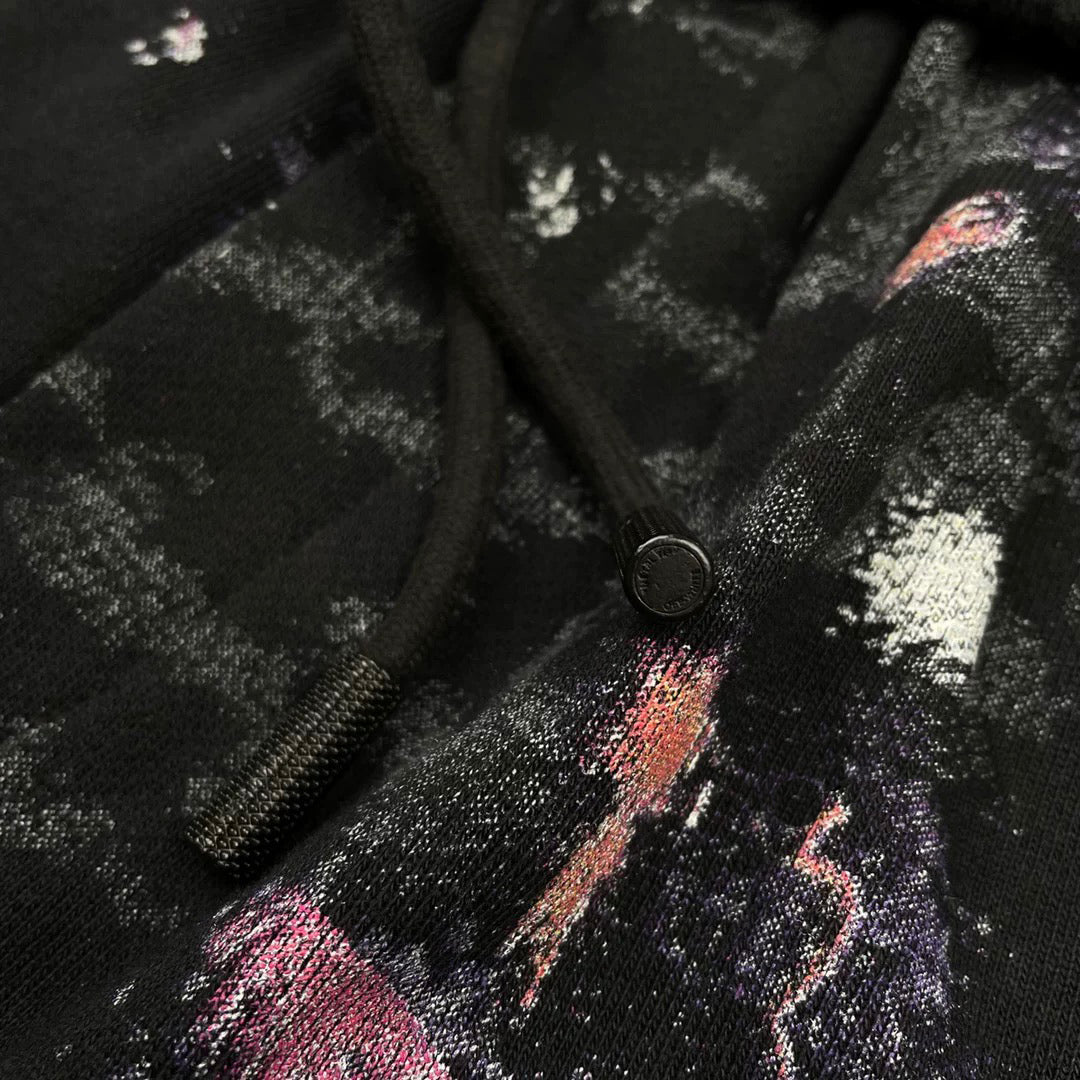 OFF-Whlte Starry sky inkjet shorts#9