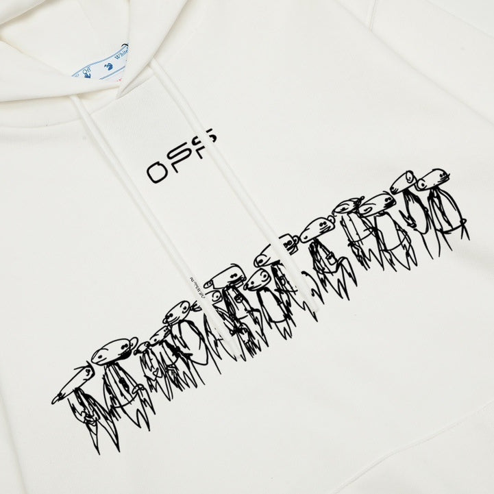 OFF-WHITEArrow Logo Oversized Sports Sweatshirt