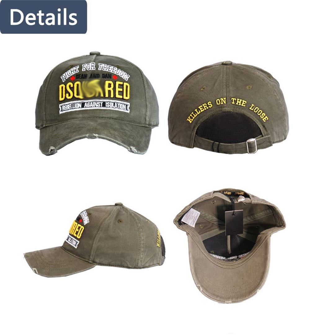 DSQ2 Classic Baseball Cap - Adjustable Cotton Sports Hat