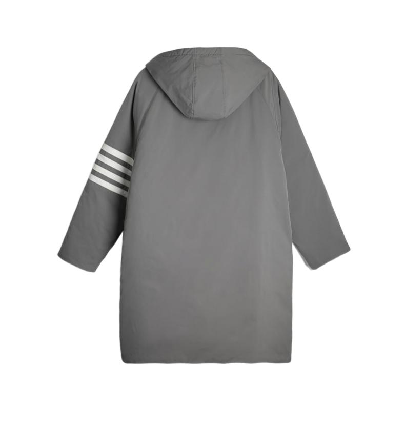 Thom BrownePremium 4-Bar Long Down Jacket - 90% White Duck Down