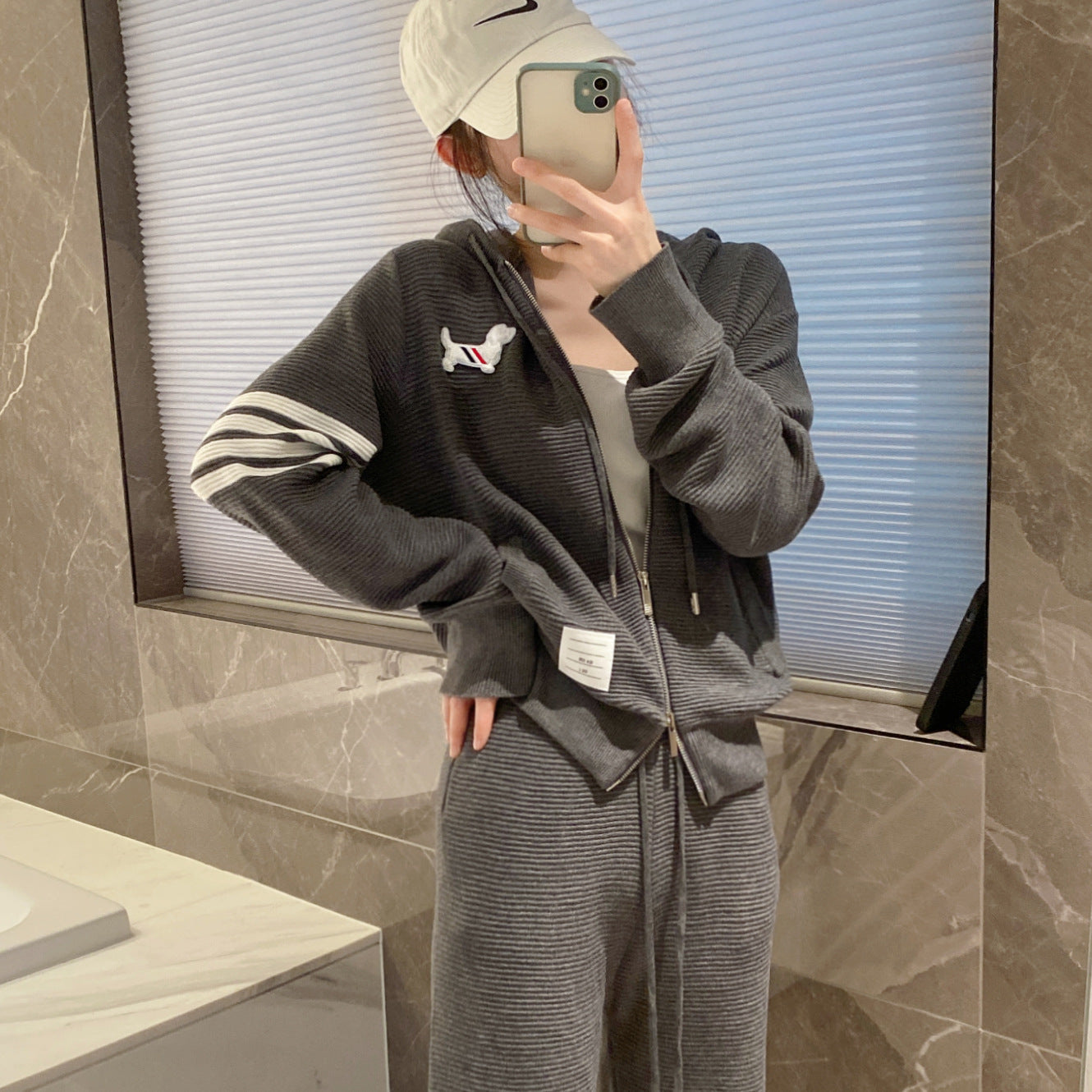 Thom BrowneWomen's Casual Sports Suit - Premium Cotton Two-Piece Set with Mix & Match Options