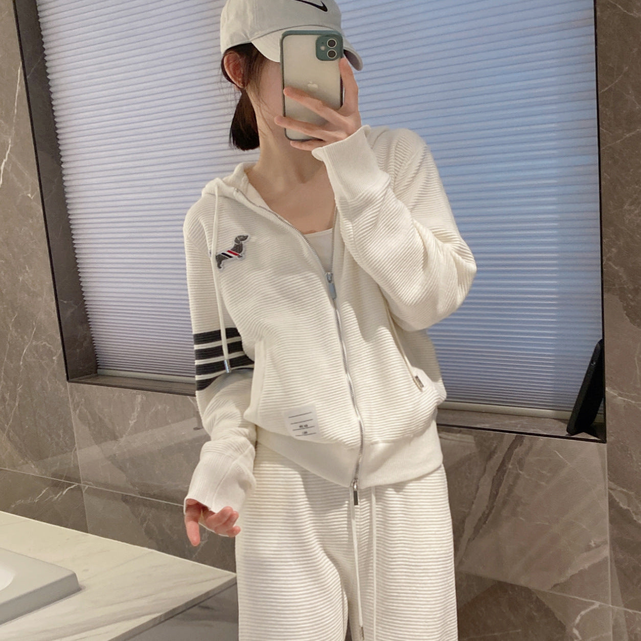Thom BrowneWomen's Casual Sports Suit - Premium Cotton Two-Piece Set with Mix & Match Options