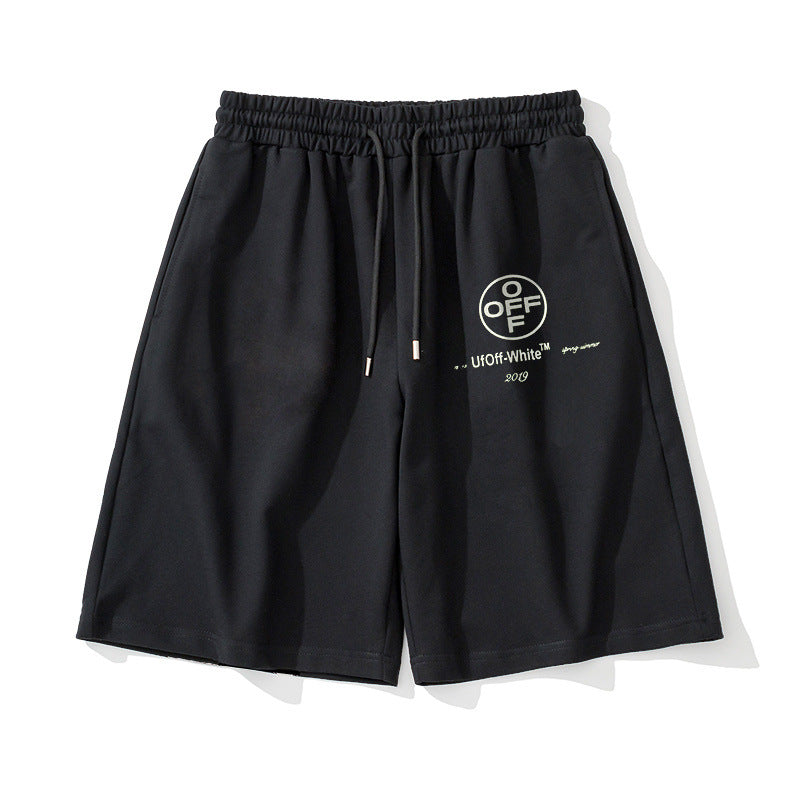 OFF-WHITE Foil-Print Arrow Shorts