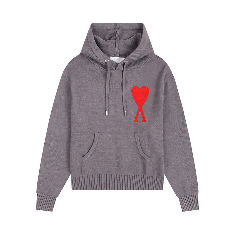 AMI PARIS  Knitted hoodie