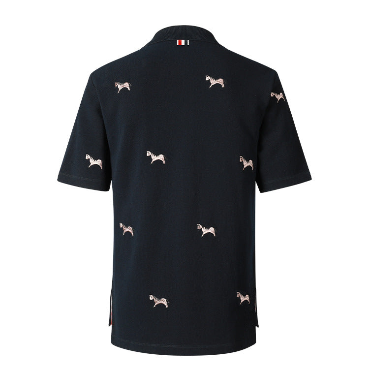 New Year of the Horse Embroidered Polo Shirt
