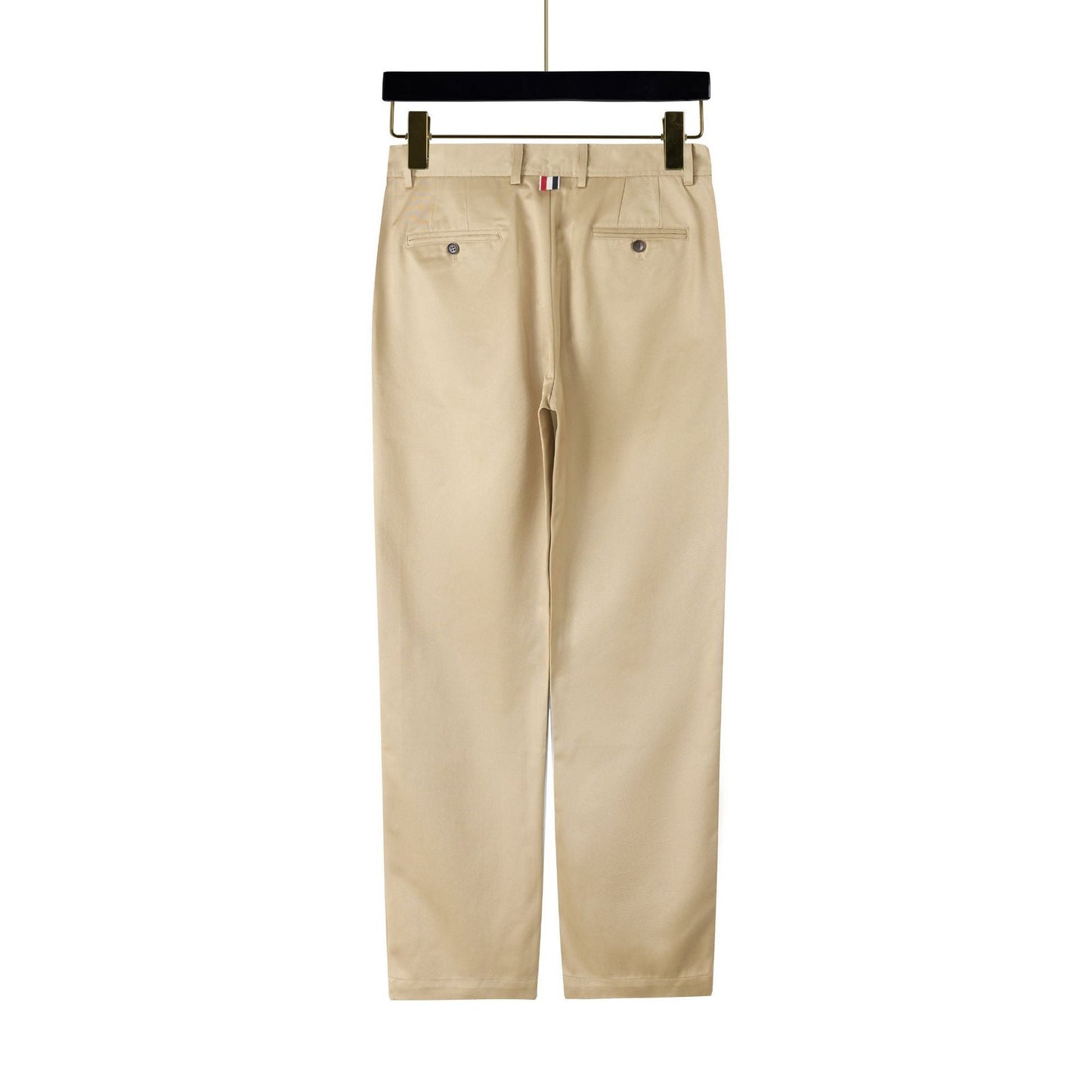 Thom BrowneMen's Business Casual Pants - 100% Wool with Adjustable Backstrap