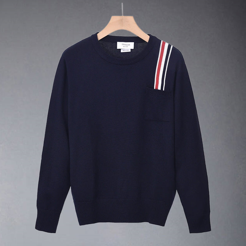 Thom BrowneClassic V-Neck Knitted Cardigan Sweater