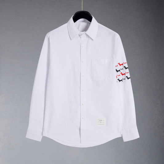 Embroidered business shirt
