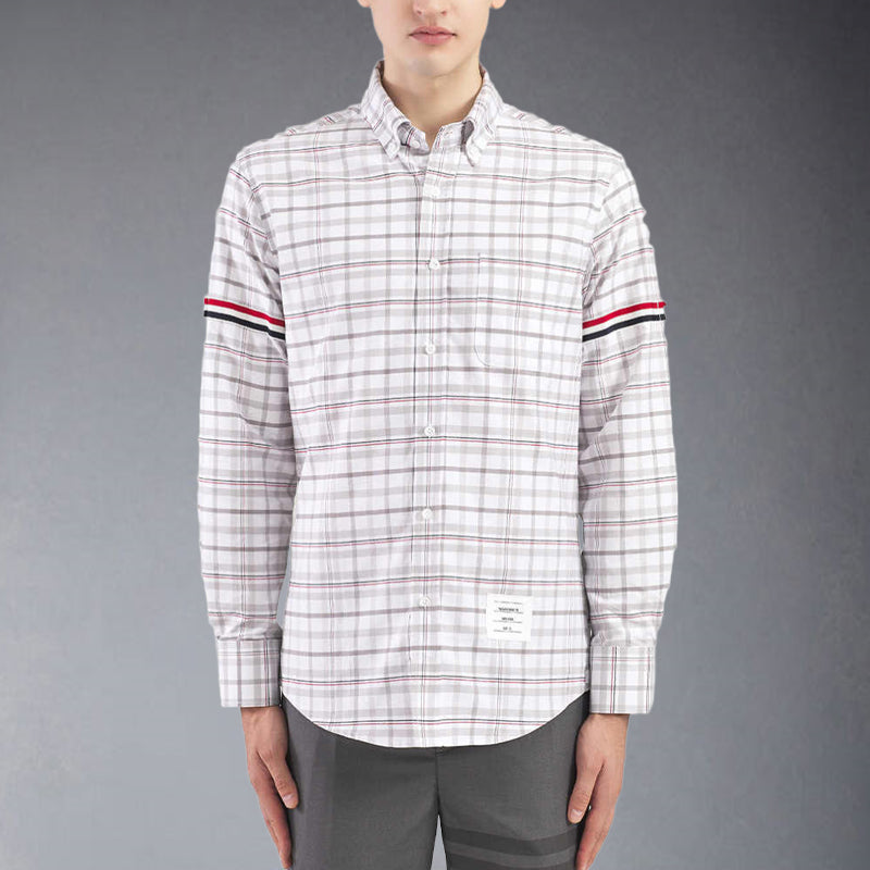 2025 Plaid business shirt