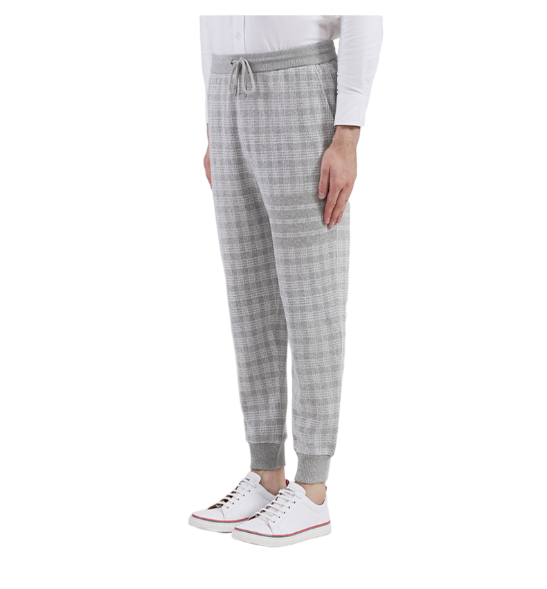 Thom BrowneUnisex Sports Pants - 100% Cotton with 4-Bar Stripe Detail
