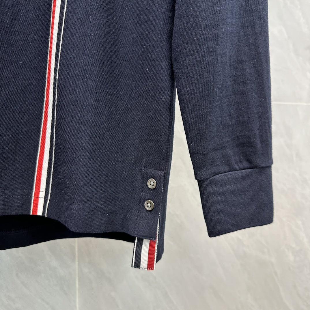 cotton long-sleeved T-shirt