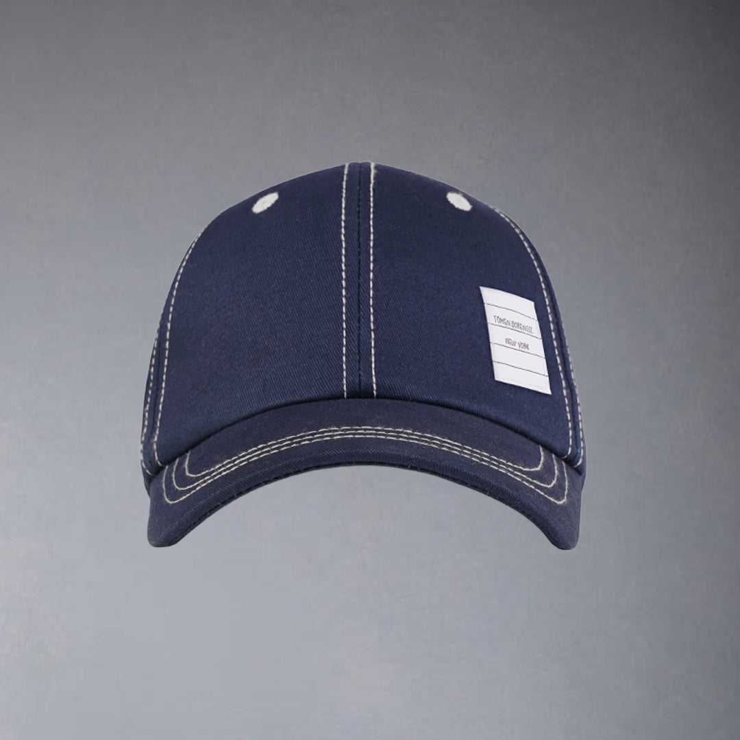 Thom BrownePremium 100% Cotton Baseball Cap - Japanese Craftsmanship (Unisex)