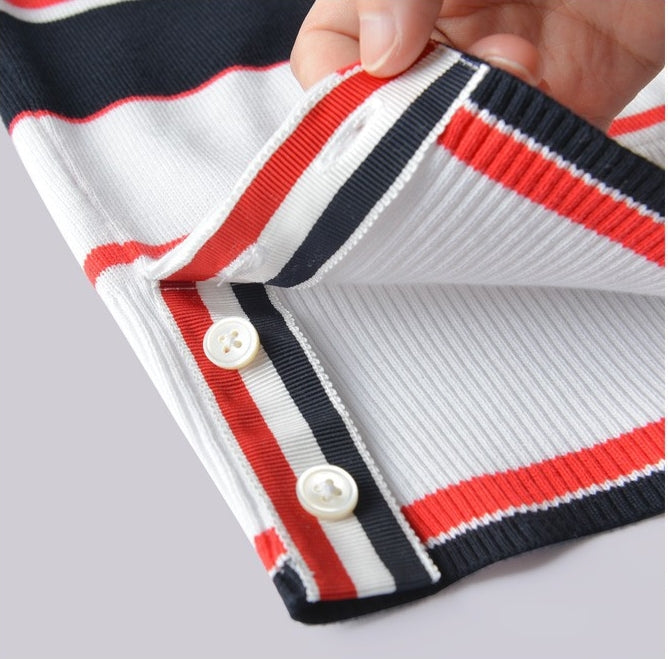 striped cotton T-shirt