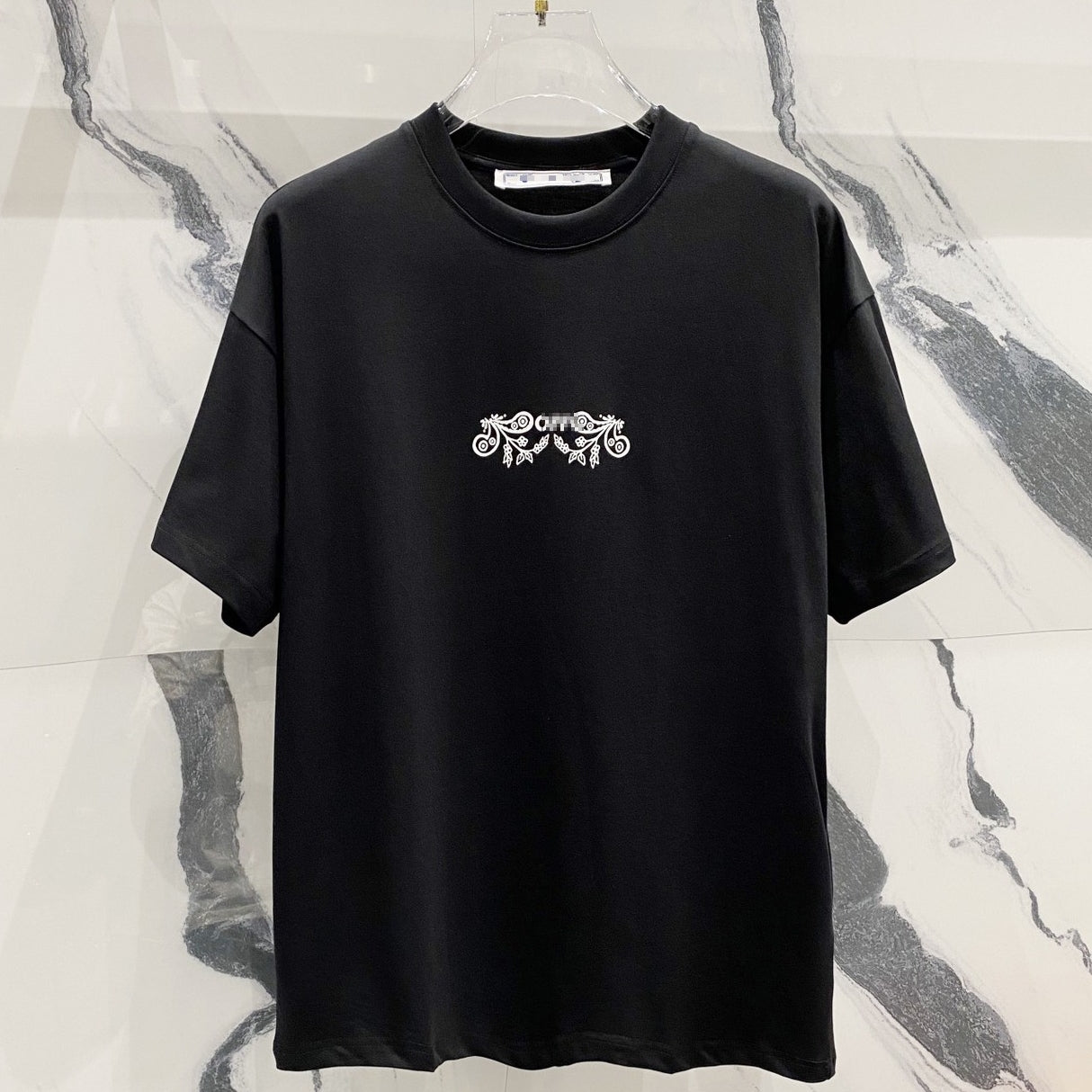 OFF-WHITEArrow Logo Cotton T-Shirt - Monochrome Edition