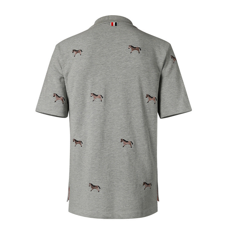 New Year of the Horse Embroidered Polo Shirt