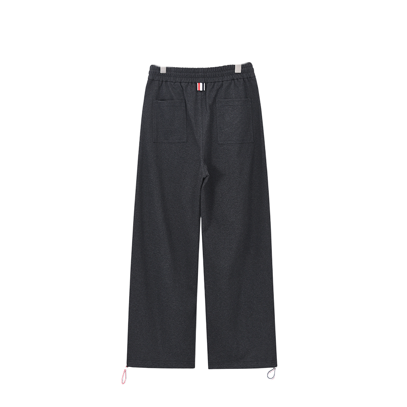 Thom BrowneMen's Cotton Straight-Leg Pants - 100% Cotton with Adjustable Backstrap
