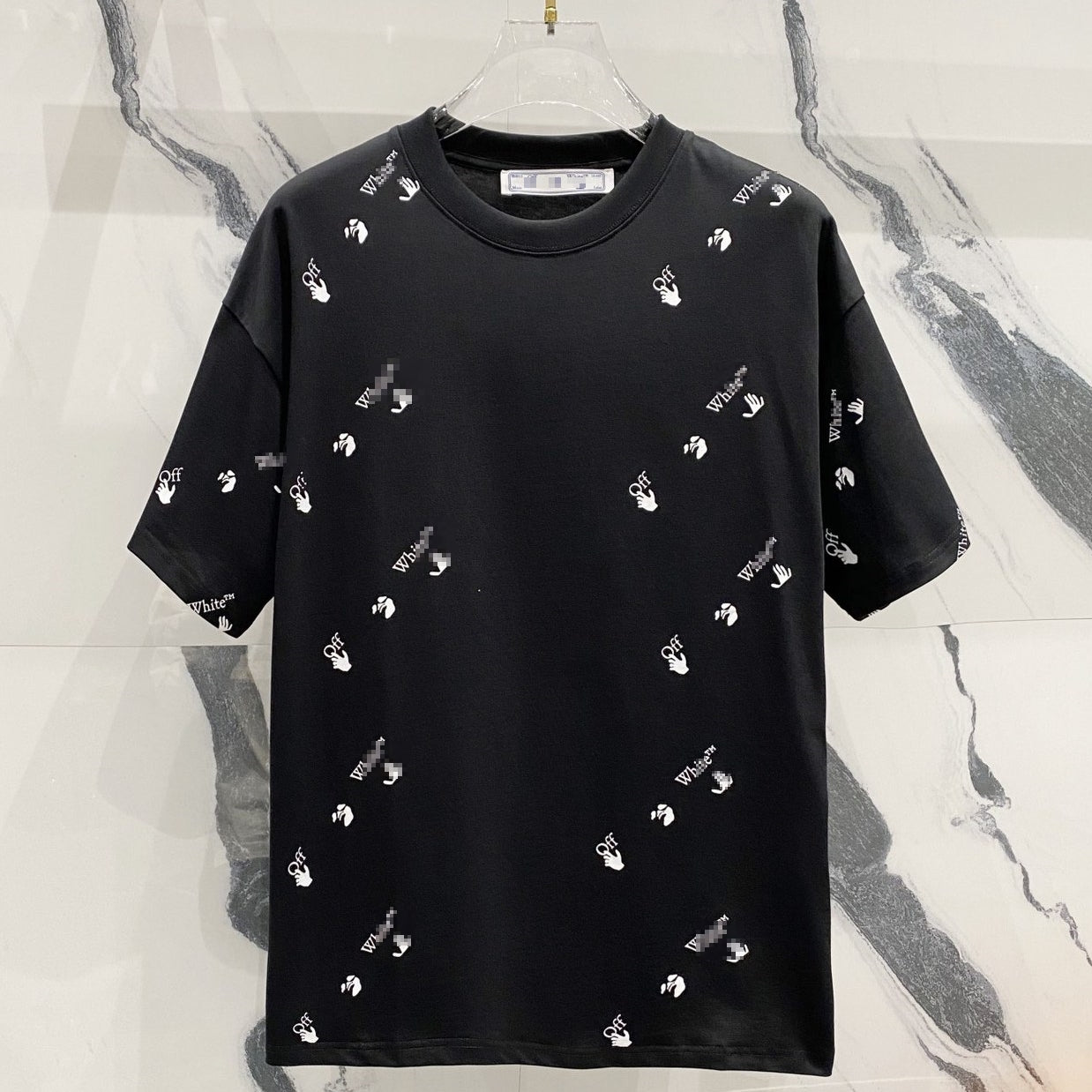 OFF-WHITEArrow Logo Cotton T-Shirt - Essential Black & White