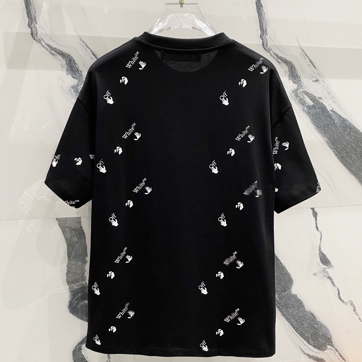 OFF-WHITEArrow Logo Cotton T-Shirt - Essential Black & White