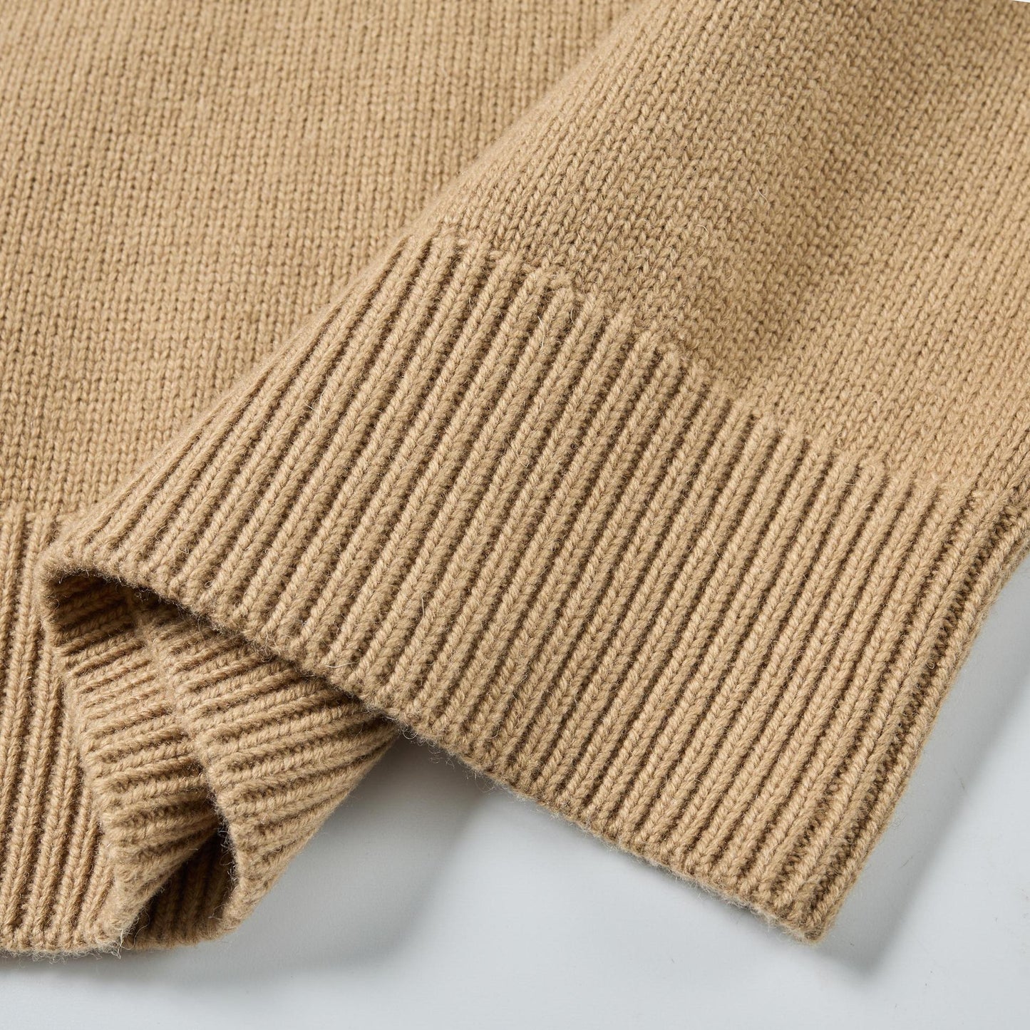 Thom BrowneClassic V-Neck Knitted Cardigan Sweater