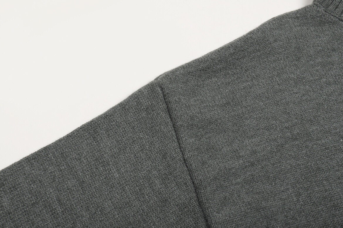 AMI PARISTurtleneck Premium Alpaca Wool & Cotton Sweater (8 Colors)