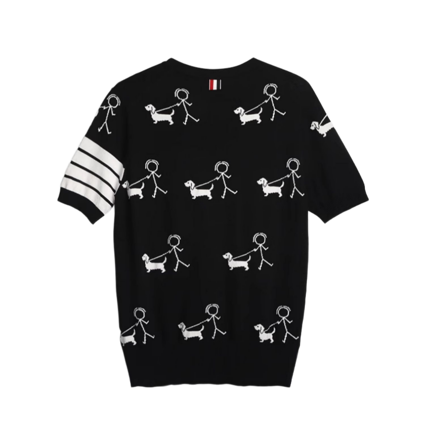 Thom BrowneMen's Premium Knit Polo Shirt | 4-Bar Detail | Heritage Grosgrain